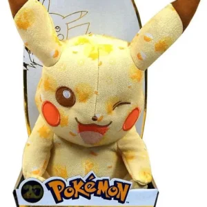 Tomy Pokemon Winking Pikachu 10 Inch 20th Anniversary Plush for sale